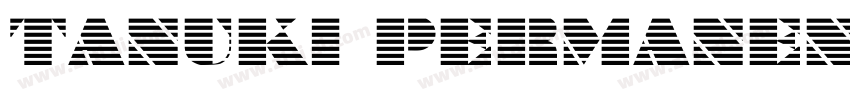 Tanuki Permanent Mar字体转换